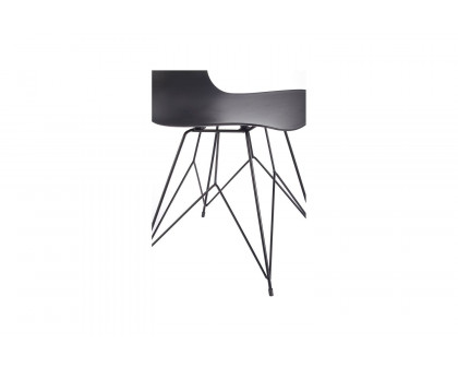 Moe's - Esterno Contemporary Outdoor Chair Set of 2 in Black