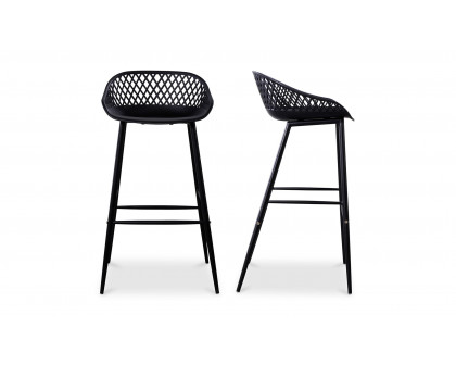 Moe's - Piazza Contemporary Outdoor Barstool Set of 2