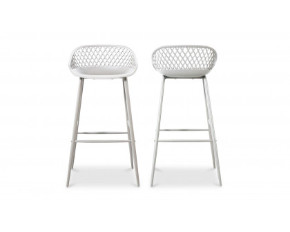 Moe's - Piazza Contemporary Outdoor Barstool Set of 2