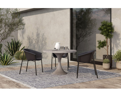 Moe's - Shindig Outdoor Dining Chair Set of 2 in Black