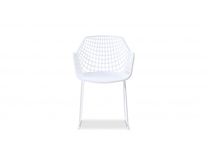 Moe's Honolulu Contemporary Chair Set of 2 - White