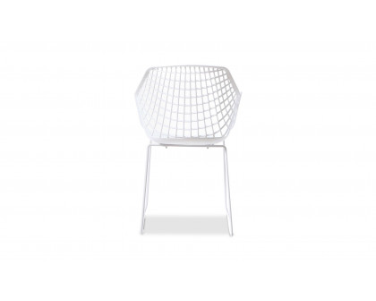 Moe's Honolulu Contemporary Chair Set of 2 - White