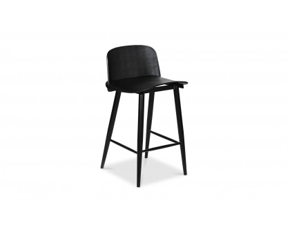 Moe's Looey Contemporary Counter Stool Set of 2 - Black