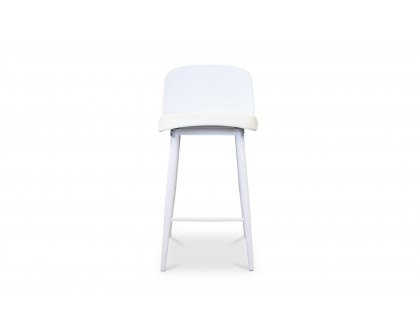 Moe's Looey Contemporary Counter Stool Set of 2 - White