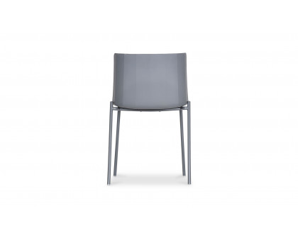 Moe's Silla Contemporary Dining Chair Set of 2 - Charcoal Gray