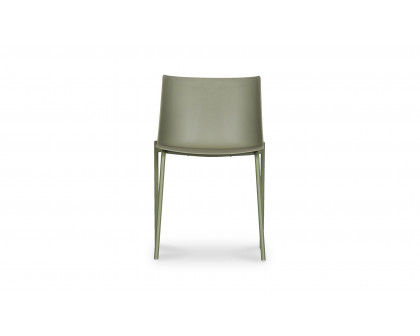 Moe's Silla Contemporary Dining Chair Set of 2 - Sage Green