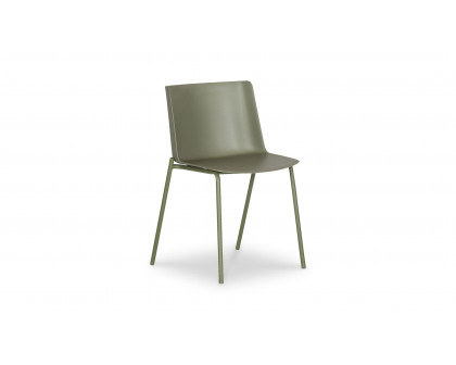 Moe's Silla Contemporary Dining Chair Set of 2 - Sage Green