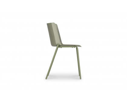 Moe's Silla Contemporary Dining Chair Set of 2 - Sage Green