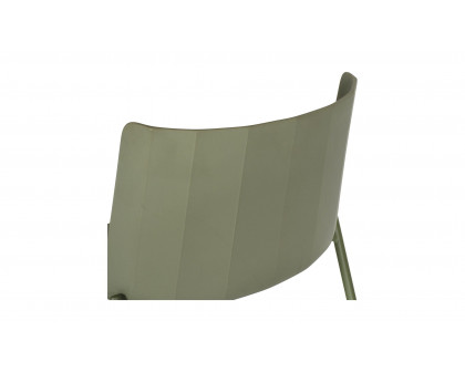 Moe's Silla Contemporary Dining Chair Set of 2 - Sage Green