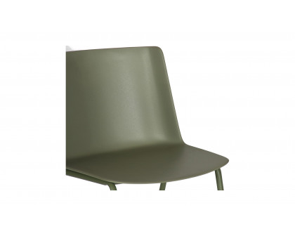 Moe's Silla Contemporary Dining Chair Set of 2 - Sage Green