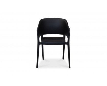 Moe's Faro Modern Dining Chair Set of 2 - Black