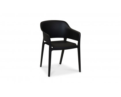 Moe's Faro Modern Dining Chair Set of 2 - Black