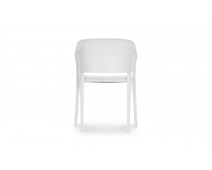 Moe's Faro Modern Dining Chair Set of 2 - White