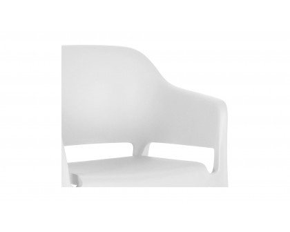 Moe's Faro Modern Dining Chair Set of 2 - White