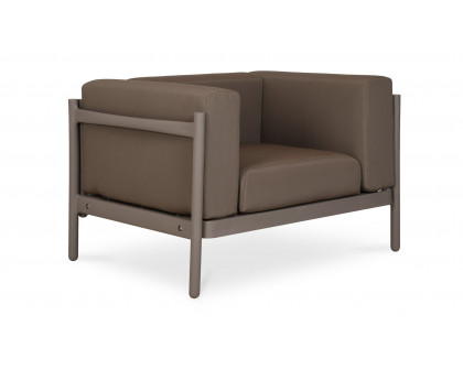 Moe's - Suri Contemporary Outdoor Lounge Chair in Taupe