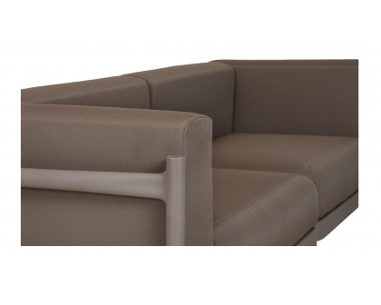 Moe's Suri Contemporary Sofa - Burgundy