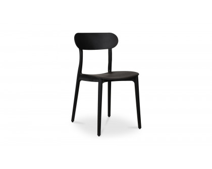 Moe's Kent Modern Dining Chair Set of 2 - Black