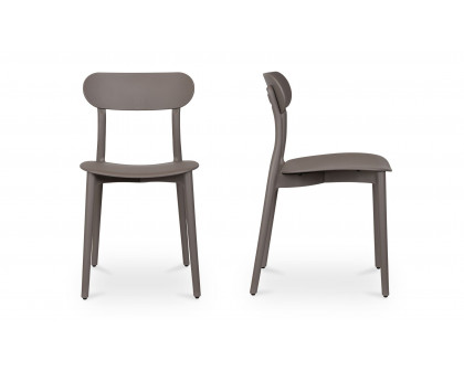 Moe's Kent Modern Dining Chair Set of 2 - Taupe