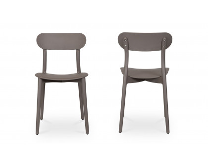 Moe's Kent Modern Dining Chair Set of 2 - Taupe