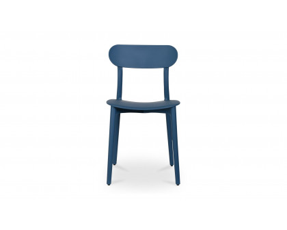 Moe's Kent Modern Dining Chair Set of 2 - Navy