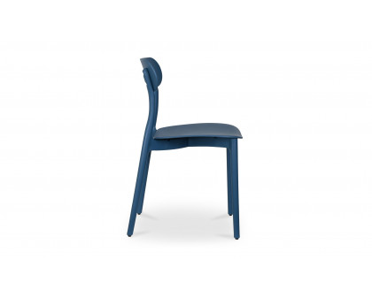 Moe's Kent Modern Dining Chair Set of 2 - Navy