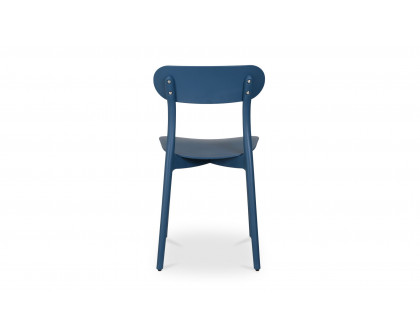 Moe's Kent Modern Dining Chair Set of 2 - Navy