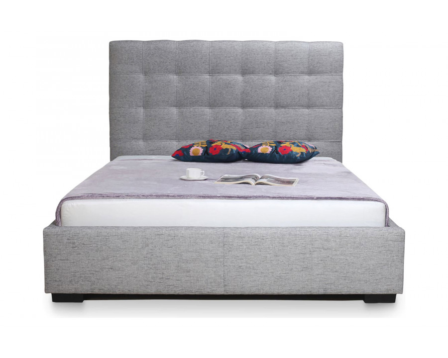 Moe's Belle Storage Bed - Gray, Queen