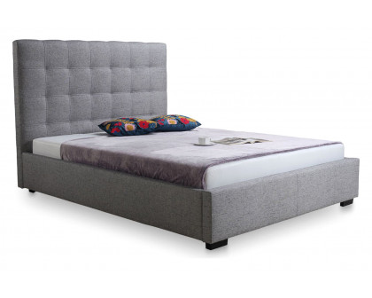 Moe's Belle Storage Bed - Gray, Queen