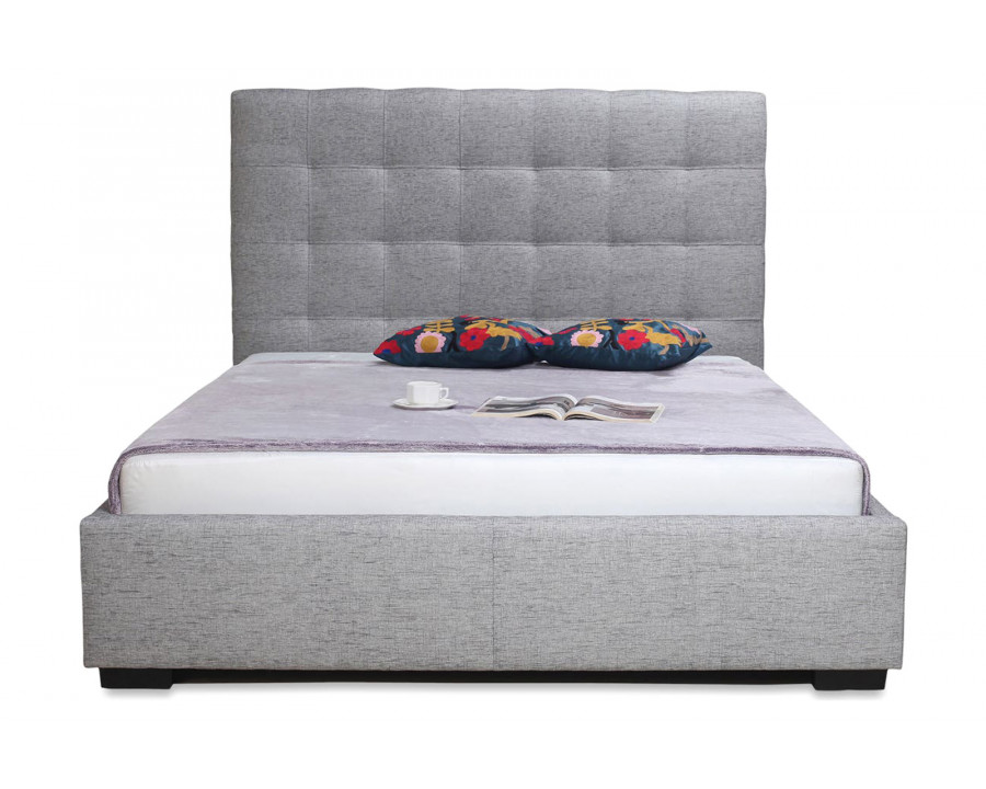 Moe's Belle Storage Bed - Gray, King