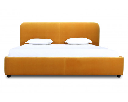 Moe's Samara Bed - Yellow, Queen