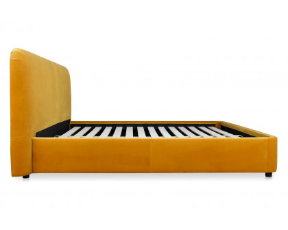 Moe's Samara Bed - Yellow, Queen