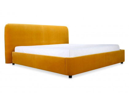 Moe's Samara Bed - Yellow, Queen