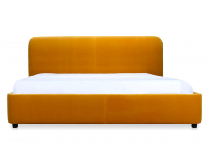 Moe's Samara Bed - Yellow, Queen