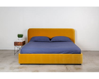 Moe's Samara Bed - Yellow, King