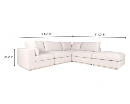 Moe's - Justin Dream Modular Sectional in Beige