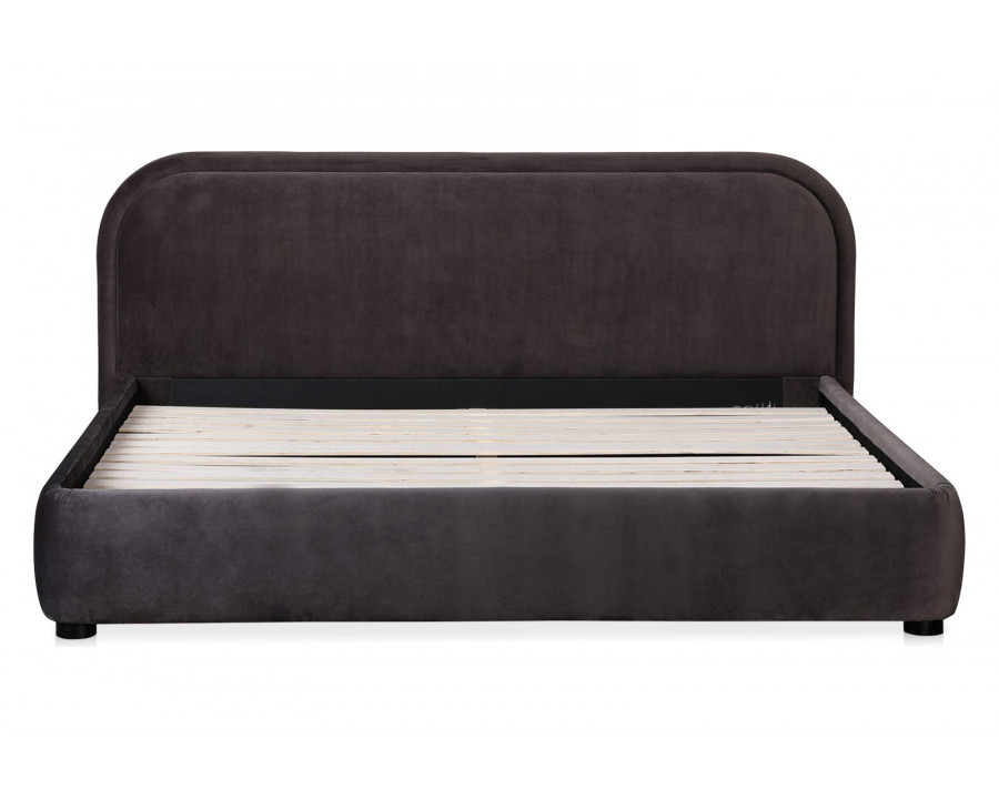 Moe's Colin Bed - Dark Gray, Queen