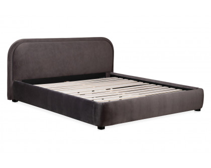 Moe's Colin Bed - Dark Gray, Queen