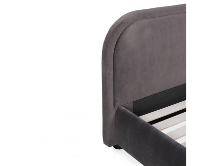 Moe's Colin Bed - Dark Gray, Queen