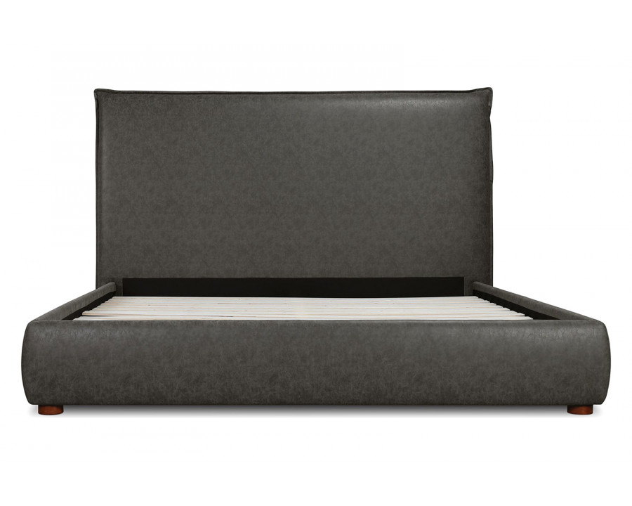 Moe's Luzon Bed Tall Headboard - Slate, Queen