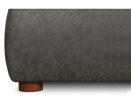 Moe's Luzon Bed Tall Headboard - Slate, Queen