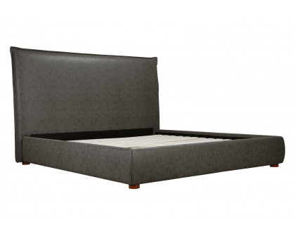 Moe's Luzon Bed Tall Headboard - Slate, King