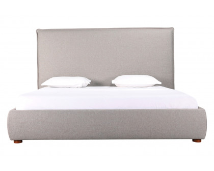 Moe's Luzon Bed Tall Headboard - Graystone, King