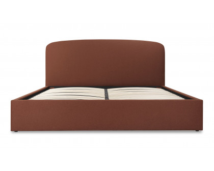 Moe's Joan Contemporary Queen Size Storage Bed - Rust