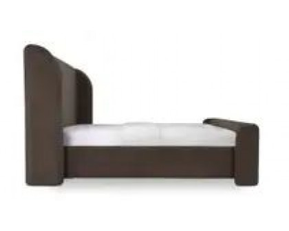 Moe's Sophia Contemporary King Size Bed - Brown