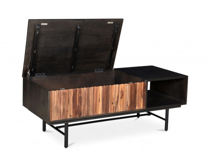 Moe's - Jackson Storage Coffee Table in Black