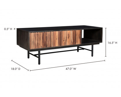 Moe's - Jackson Storage Coffee Table in Black