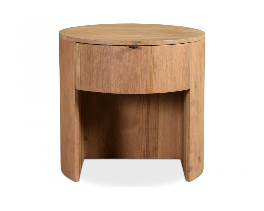 Moe's Theo Scandinavian 1-Drawer Nightstand - Natural