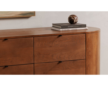 Moe's™ Theo Scandinavian 6 Drawers Dresser - Brown