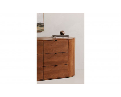 Moe's™ Theo Scandinavian 6 Drawers Dresser - Brown