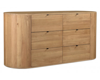 Moe's Theo 6 Drawer Dresser - Brown